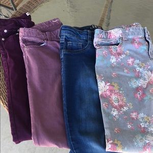 Bundle 4 pairs Girl’s Jeans